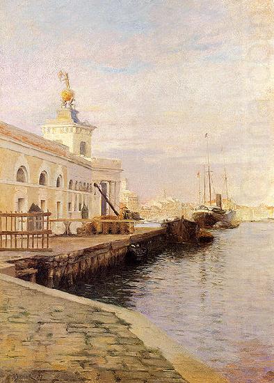 Julius L.Stewart View Of Venice